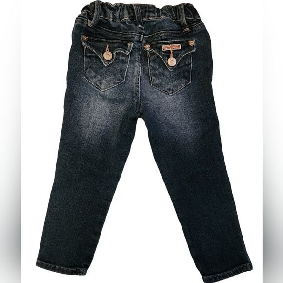 Hudson Jeans Baby Girl 24 Months Toddler Designer Dark Blue Wash Pants Bottoms - Picture 3 of 3
